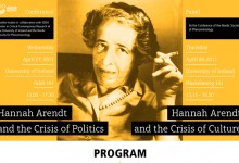 Hannah Arendt Conference Program