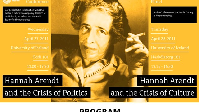 Hannah Arendt Conference Program