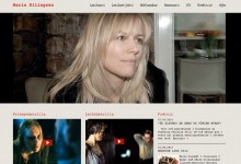 Webpage for the actress Maria Ellingsen
